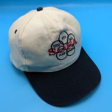 Burlington Northern Railway cappello divano vintage bianco regolabile snapback cap