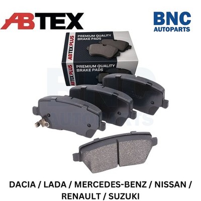 Abtex Front Brake Pads fits RENAULT CAPTUR 2013-2024