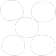 5Pcs Elastic Bands Replacement for U87 Microphone Mount Holder Clamp Clip Gray