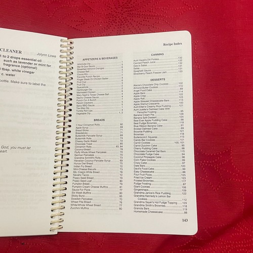Ammon Idaho 10th Ward Relief Society Cookbook 2013 Spiral Bound Softcover - Picture 6 of 13