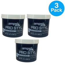 Ampro Pro Styl Protein Styling Gel Regular Hold 32 oz Vegan 3 Pack Bundle Set