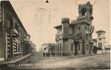 LIVORNO-VIALE PRINCIPE DI PIEMONTE-CASTELLETTO-F/P-B/N-V.1932
