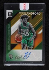 2019-20 Donruss Optic Signature Series Gold Prizm 6/10 Romeo Langford Auto 0s5s