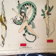 Vintage 1980's Flash Sheet