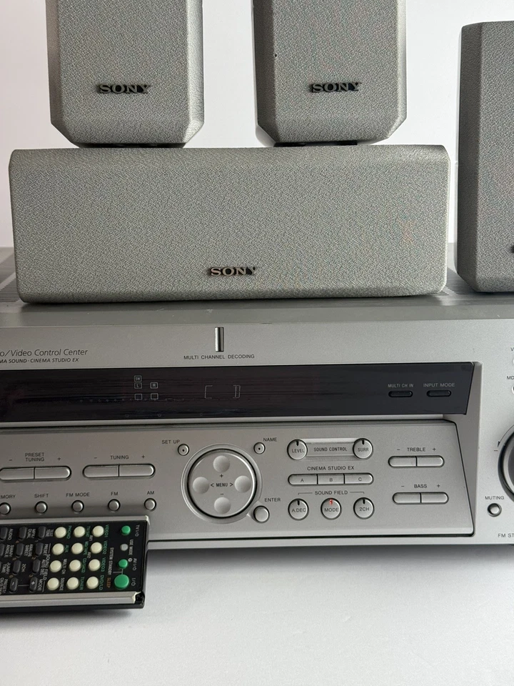 Sony STR-K840P Home Theater Receiver Bundle w/ 5 Speakers & Remote – Tested - Image 4 of 4