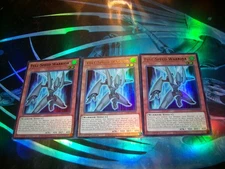 3x Full-Speed Warrior 1st Edition Ultra Rare L5DD-ENY01 Yu-Gi-Oh!