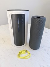 Logitech UE MegaBoom Portable Wireless Speaker Charcoal Black w/ Charger Read 