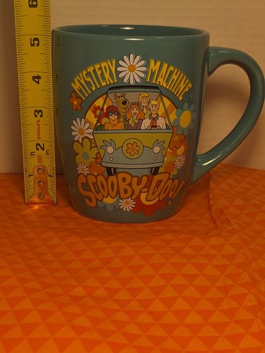 Scooby-Doo Mystery Machine Van 25 oz Huge Teal Coffee Tea Ceramic Mug/Cup - Picture 3 of 9