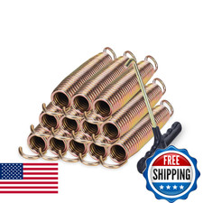 LOIUO Trampoline Springs Replacement 3.5" to 8.5" Galvanized Steel Heavy Duty Hi