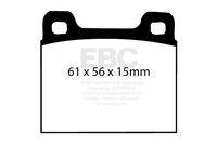 EBC Brakes DP3104C Redstuff Keramische Geringstaub BremsbeläGe