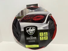 Auto Drive Universal Two Counts Kiss Lips Windshield Sun Shade, 28.5"x 31.5" NEW