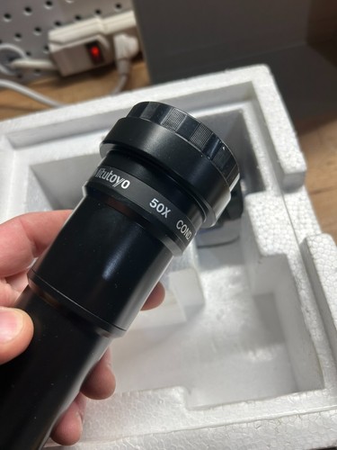 Mitutoyo 172-204 50X Lens for Mitutoyo PJ-300 Projector with Box-NEW - Picture 3 of 5