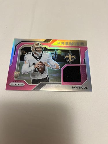 2021 Panini Prizm Ian Book Pink Prizm Premier Patch Rookie Card RC 