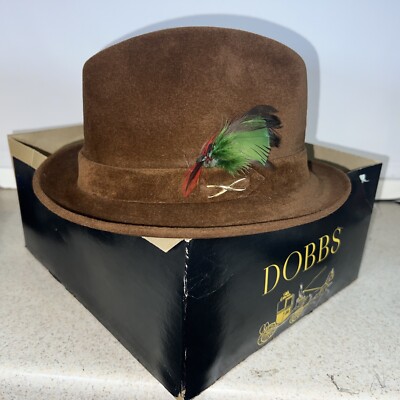 ※ tama　VINTAGE DOBBS HAT Dobbs Vintage straw hat classic mens Size 7 (56) made in