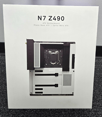 NZXT N7 Z490 White ATX Motherboard N7-Z49XT-W1 *NEW open box*