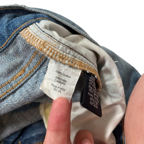 J.Crew Factory Damen Sommer Boyfriend Jeans 100% Baumwolle Größe 26 - Bild 4 von 10