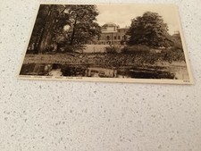 CHISWICK HOUSE PHOTOCHROM CO. LTD. PHOTO POST CARD-WEST FRONT FROM LAKE