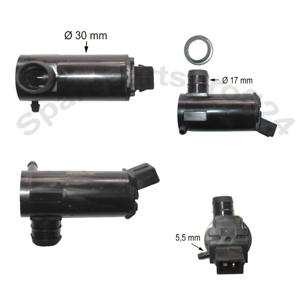 Waschwasserpumpe Ford Escort Fiesta Und Courier Scheibenwaschanlage Monopumpe-image