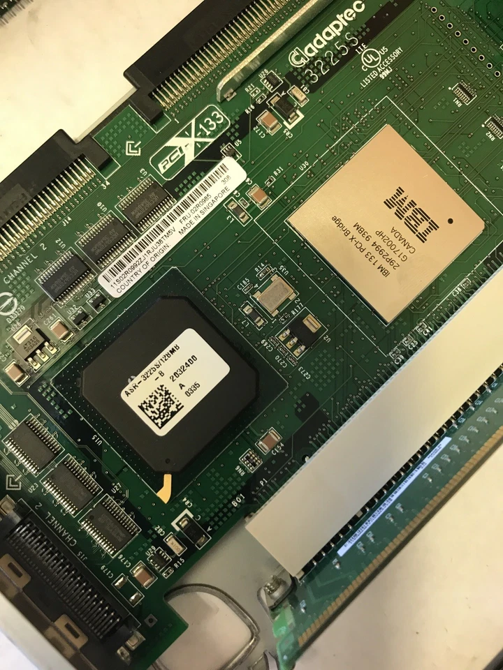 1x IBM 02R0985 Serveraid 6M Dual Channel Pcix Ultra320 Scsi Controller w/ 128Mb - Image 4 of 4