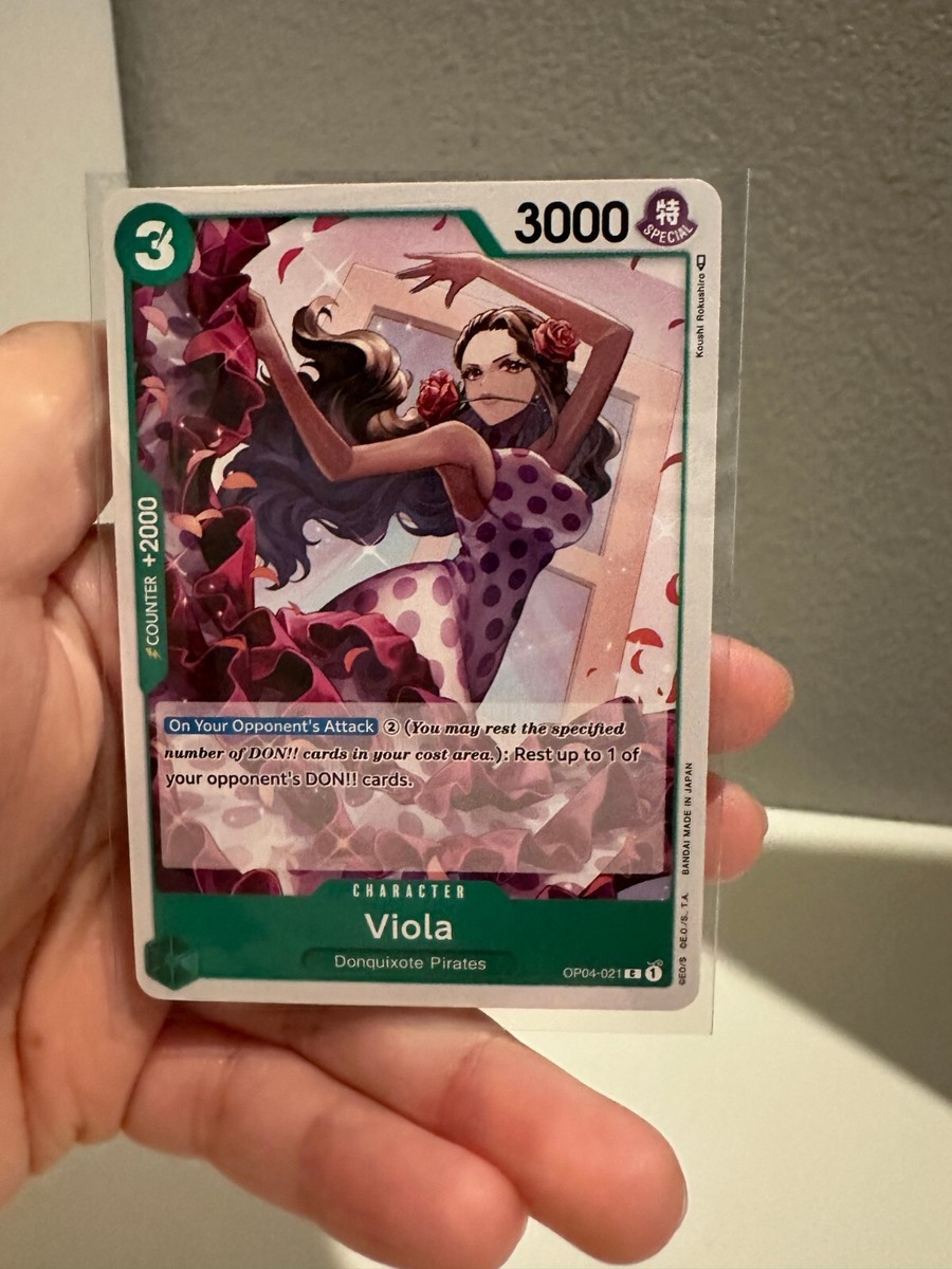 One Piece OP04-021 Viola Kingdoms of Intrigue English NM