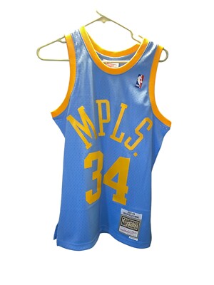 2001-2002 Shaq O'Neal #34 MPLS Lakers Mens Mitchell Ness