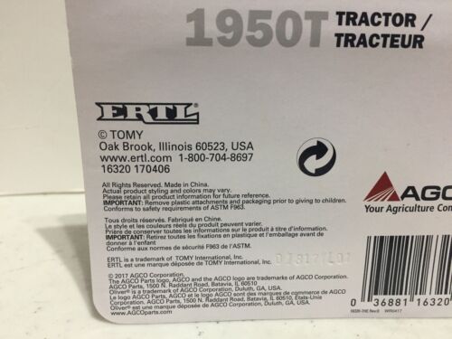 Oliver 1950T Turbo Charged Pink Tractor w FWA & Rear Duals 1/64 by Ertl/Tomy - Picture 9 of 10