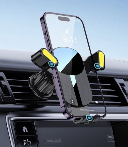 Car Phone Holder Air Outlet Phone Mount Universal for iPhone Samsung - 第 4/9 張圖片