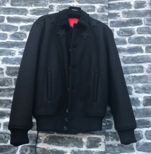 UltraRare & Gorgeous Givenchy AW12 Wool Blend Stars Bomber Jacket - Picture 2 of 12
