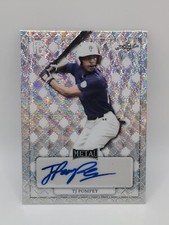 2022 LEAF METAL PERFECT GAME TJ POMPEY 9/9 WAVE REFRACTOR AUTO