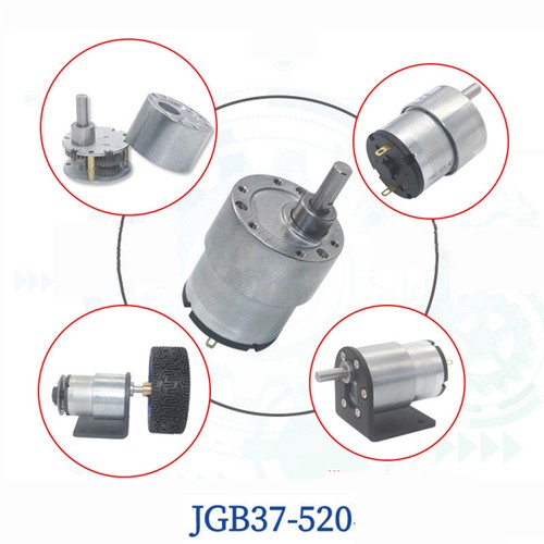 DC6V 12V 24V Gear Motor High Torque Electric Micro Speed Reduction Geared Motor - Picture 1 of 7