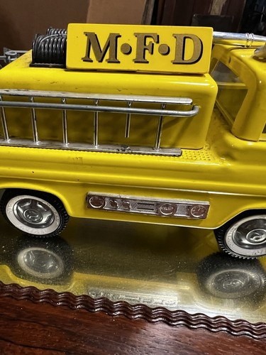 cool Vintage Nylint custom fire truck ladders & pup Yellow paint - 13” - Picture 5 of 19
