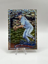 Davis Schneider 2024 Topps Series 2 Silver Crackle Foil 35th RC Blue Jays