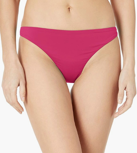 BCBGeneration Women's Standard Hipster Bikini Swimsuit Bottom Pink Size S 7352