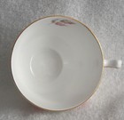 Vintage Crown Staffordshire Bone China Pink Roses Teacup and Saucer — photo 7
