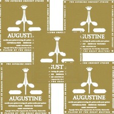 Augustine Guitar Strings 5 Sets Classical Imperial Red Medium Tension 527A