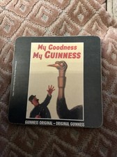 My Goodness My Guiness 1994 Coaster. Melamine & Cork. Original