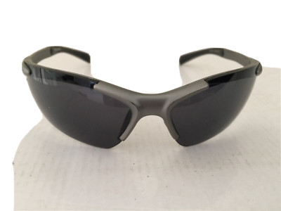 PACIFIC COAST WRAP SUNGLASSES GREY FRAME/SMOKE LENSES with soft case