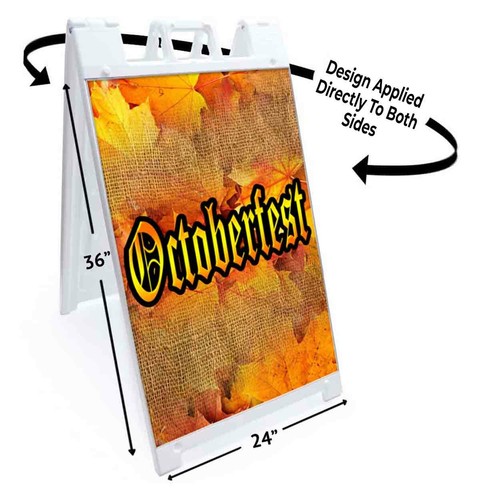 OKTOBERFEST Signicade 24x36 Aframe Sidewalk Sign Banner Decal FESTIVAL - Picture 5 of 11