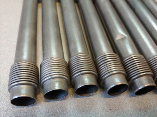 SET OF 8 USED VINTAGE ORIGINAL VW BEETLE TRANSPORTER GHIA EARLY PUSH ROD TUBES 4 - Picture 4 of 6