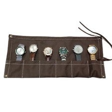 Canvas Watch Roll Watch Storage Display Case Travel Watch Case Watch Pouch