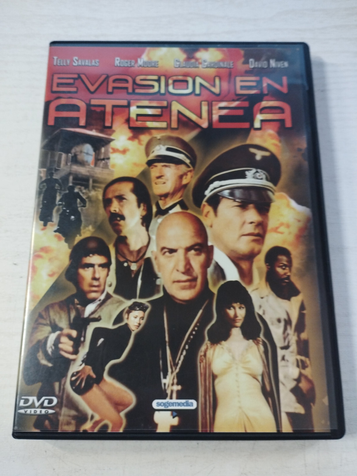 Evasion In Athena Telly Savalas Roger Moore - DVD Region All Spanish English Am