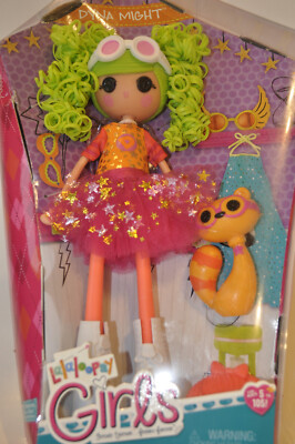 Lalaloopsy Girls Dyna Might 9,5'' Modepuppe-Superhelden-Styling-2014 MGA-Versiegelt