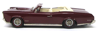 1966 PONTIAC GTO Open Convertible Western Models #W1C 1/43 White