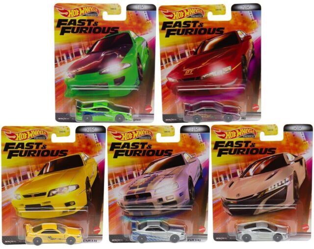 Hot Wheels Velozes e Furiosos 2019 Kit c/ 6 Carrinhos Mattel