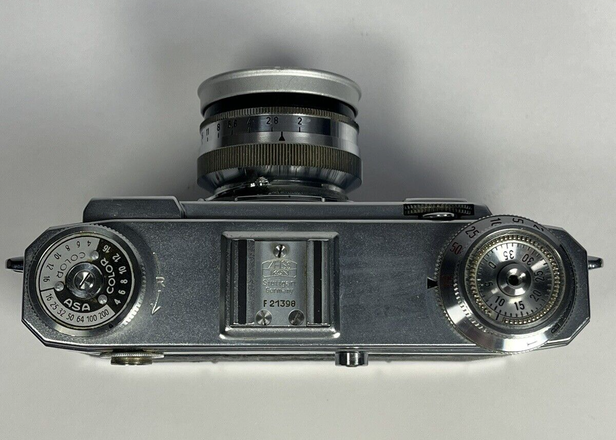 Contax Carl Zeiss Ikon Film Camera Sonnar 50mm 1:2 Lens From Japan