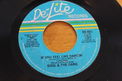 KOOL & THE GANG IF YOU FEEL LIKE DANCIN 45RPM 7'' JUKEBOX RECORD VG DE-LITE