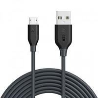 Anker Powerline Micro Usb (10ft) Charging Cable, With Aramid Fiber And 5000+ on sale Anker Powerline Micro Usb (10ft) Charging Cable, With Aramid Fiber And 5000+ on sale