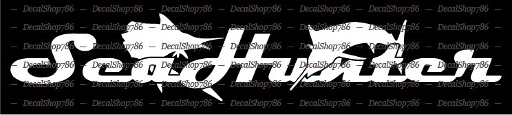 Sea Hunter Boats - Outdoor Sports - Vinyl Die-Cut Peel N' Stick Decals/Stickers