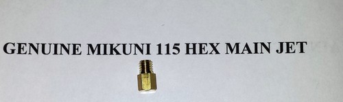 Genuine Mikuni VM4/042/95 Large Hex Main Jet - Size 95 For VM & TM Carburetors - View #2