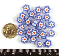 Cape Jasmine Murrine6102 Millefiori COE 90 Glacial Art Glass Fusing Supplies